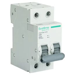 Автоматический выключатель Systeme Electric City9 Set C9F36263 2P С63 А 6 кА