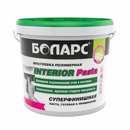 Готовая финишная шпаклевка боларс INTERIOR 8 кг