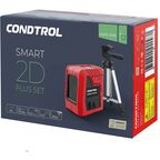 Уровень лазерный Condtrol Smart 2D Plus Set зеленый луч штатив в комплекте, 30 м