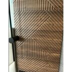 Стеновые панели PANELIAVRORА BAMBOO STICK, рельефные, МДФ, влагостойкие, 50x50 см, 4шт, цвет орех кантри