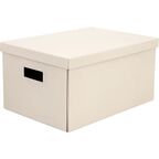 Коробка складная 40x28x20 см картон цвет бежевый
