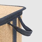 Бамбуковая корзина для белья Hometex с крышкой 40х30х40 см