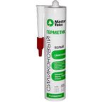 Силиконовый санитарный герметик MasterTeks Profimaster 9613438, 290 мл, белый