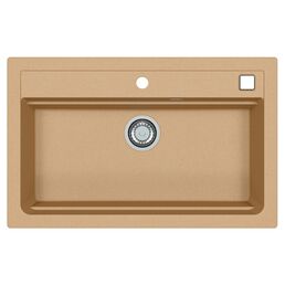 Мойка кухонная Alveus Atrox Beige-G55 79х50, бежевая