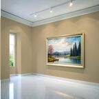 Краска интерьерная для стен и потолков износостойкая матовая Profipaints ECO INTERIOR VISION  0.9л , Капучино
