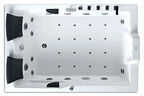 Ванна акриловая Gemy 182x122 G9061 K R белая