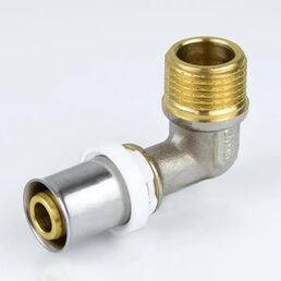 Пресс-угольник Aquasfera наружная резьба, 3/4"х20 мм никелированная латунь