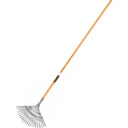 Грабли веерные Fiskars Plantic Pro 22 зуба 173 см сталь с черенком