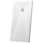 Поддон для душа из искусственного камня Vincea VST-4SR8011W, 1100*800*25, белый матовый