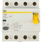 УЗО IEK ВД1-63 3P N 100 A 100 мА 4.5 кА AC MDV10-4-100-100