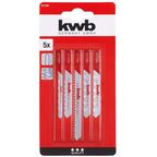 Набор пилок для электролобзика по металлу KWB 617290, 5 шт.