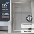 Душевая дверь в нишу складная RGW PA-21 (990-1020) см Хром 06082110-11