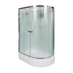 Душевая кабина AvaCan 120x90 D312L стекло матовое, профиль хром, левая