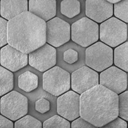 Панель ПВХ стеновая ФартукоФФ Соты 3D, 1.8 м2, длина 300 смрисунок