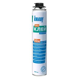 Клей-пена Knauf Pro Монтажный 32 м² 850 мл