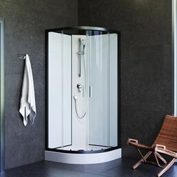 Душевая кабина Am.Pm 90x90 Joy W85C-001-090GT профиль графит матовый, низкий поддон