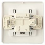 Выключатель встраиваемый Systeme Electric Blanca Сх1 1 клавиша цвет алюминий