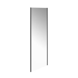 Боковая панель Kerama Marazzi Vetro 90х195 VE.90.FP.BLK.M стекло прозрачное, профиль матовый черный
