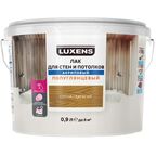 Лак для стен и потолков Luxens акриловый цвет сосна полуглянцевый 0.9 л