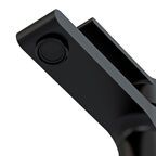 Смеситель для раковины Cersanit Brasko Black черный однорычажный с донным клапаном (63107)