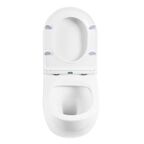 Комплект подвесного унитаза с инсталляцией BelBagno Onda BB066CHR/BB870SC/BB002-80/BB005-PR-CHROME безободковый, с микролифтом, белый, кнопка хром