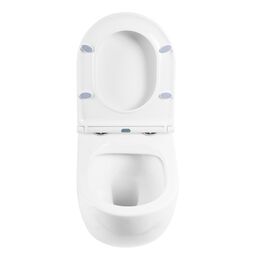Комплект подвесного унитаза с инсталляцией BelBagno Onda BB066CHR/BB870SC/BB002-80/BB005-PR-CHROME безободковый, с микролифтом, белый, кнопка хром