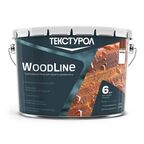 Антисептик защитно-декоративный Текстурол Woodline ДЗС полуглянцевый палисандр 10 л