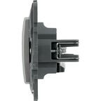 Розетка компьютерная RJ45 категория 5e UTP - Legrand Etika - алюминий