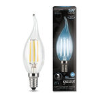 Светодиодная лампа Gauss LED Filament Candle tailed E14 5W 4100K 1/10/50