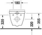 Подвесной унитаз Duravit Starck 3 2202090000