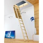 Лестница чердачная складная с секциями OLN 120x60x280 см