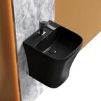 Раковина подвесная Ceramica Nova Dion 37 см CN6067MB черная матовая