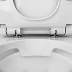 Комплект инсталляция с унитазом AM.PM Pulse Flashclean IS3LM0151.9P1702 безободковый с микролифтом клавиша цвет хромированный