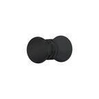 Душевой уголок Domani-Spa Delight 1/4 круга 90x90 см черный профиль прозрачное стекло раздвижной
