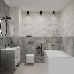 Плитка настенная Azori Torrente Strut 31.5x63 см 1.79 м² матовая цвет темно-бежевый