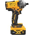 Аккумуляторный гайковерт DEWALT DCF892P2T, 18 В, 1084 Нм, 3250 уд/мин, с 2 АКБ 5 Ач и ЗУ, в кейсе TSTAK (DCF892P2T-QW)
