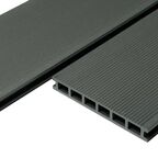 Террасная доска ДПК CM Grand цвет Эбен 3000x190x25 мм вельвет 0.57 м²