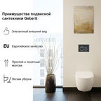 Клавиша смыва для инсталляций Geberit Sigma 01 хром глянцевый (115.770.21.5)