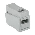 Клеммы соединительные монтажные Duwi СМК 224-112 2-проводные 1.0-2.5X2/0,5-2.5мм² серые 5шт 26735 5