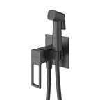 Гигиенический душ со смесителем BelBagno Luce LUC-HGN-NERO черный матовый