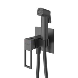 Гигиенический душ со смесителем BelBagno Luce LUC-HGN-NERO черный матовый
