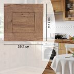 Фасад для кухонного ящика Рошаль 39.7x38.1 см Delinia ID ЛДСП цвет рошаль