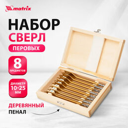 Набор сверл matrix 70441 25 x 165 мм 8 шт.