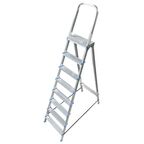 Стремянка алюминиевая Ladderbel STR-AL-8 8 ступеней, максимальная нагрузка 150 кг