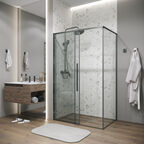 Душевой уголок Grossman Galaxy 110x80 120.K33.01.1180.42.00 без поддона, стекло прозрачное, профиль графит