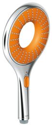 Ручной душ GROHE Rainshower Icon (2 режима), хром/оранжевый (27444000)
