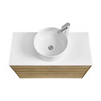 Столешница Aquaton Либерти 100 см 1A281103LY010  белый глянец