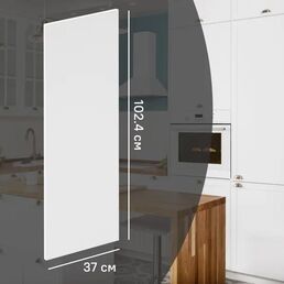Фальшпанель для кухонного шкафа Ньюпорт 37x102.4 см Delinia ID МДФ цвет белый