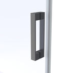Душевая дверь в нишу Vegas-Glass 165 см Z2P Protec h1900 165 06 Moru профиль gunmetal, стекло moru