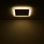 Светильник встраиваемый Gauss Backlight BL122 квадратный 6 и 3 Вт свет тёплый белый